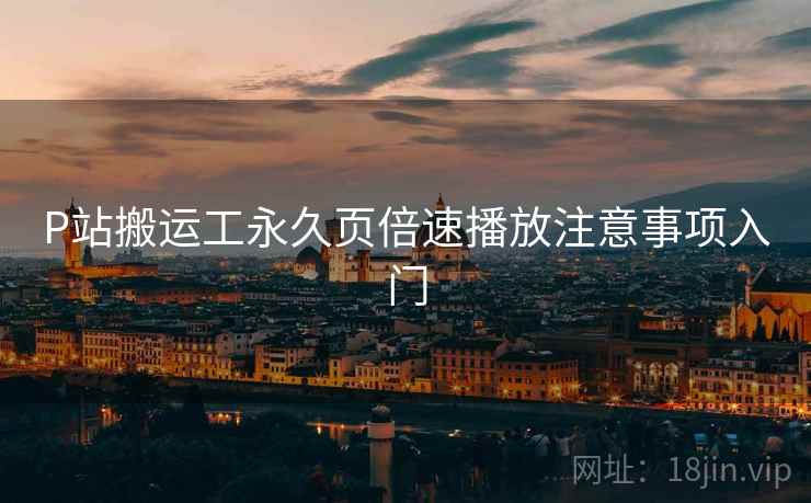 P站搬运工永久页倍速播放注意事项入门