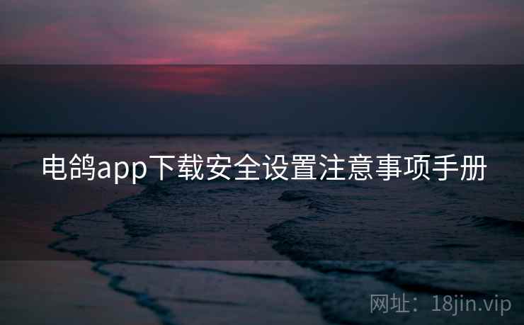 电鸽app下载安全设置注意事项手册