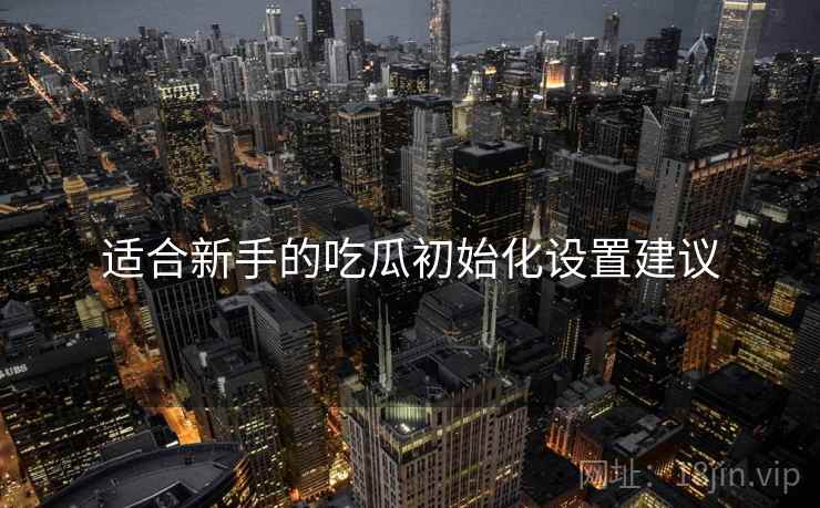 适合新手的吃瓜初始化设置建议