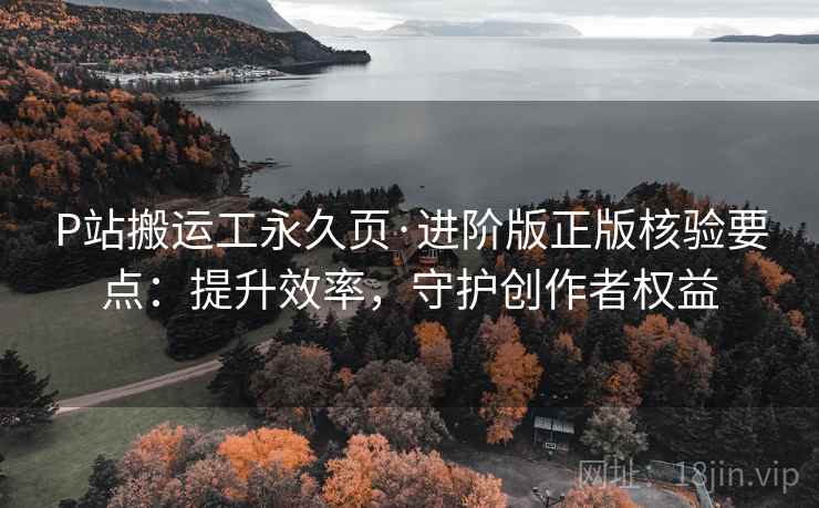 P站搬运工永久页·进阶版正版核验要点：提升效率，守护创作者权益