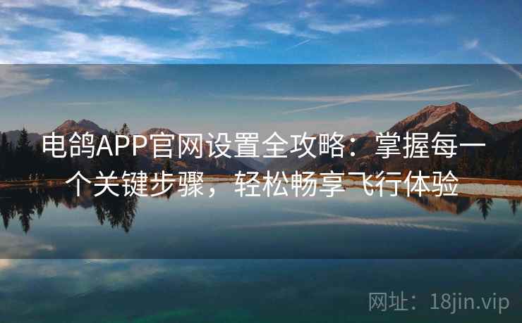电鸽APP官网设置全攻略：掌握每一个关键步骤，轻松畅享飞行体验