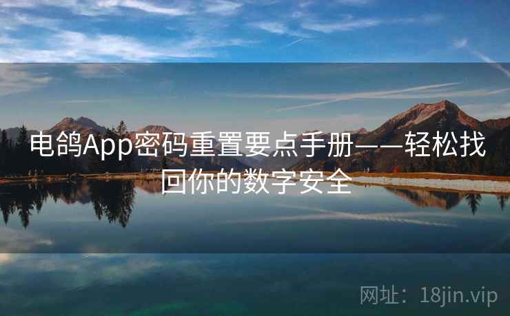 电鸽App密码重置要点手册——轻松找回你的数字安全
