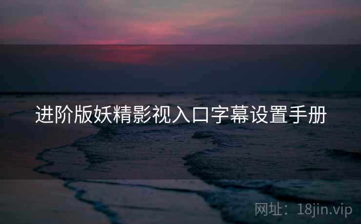 进阶版妖精影视入口字幕设置手册