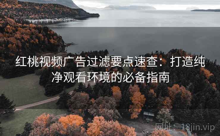 红桃视频广告过滤要点速查：打造纯净观看环境的必备指南